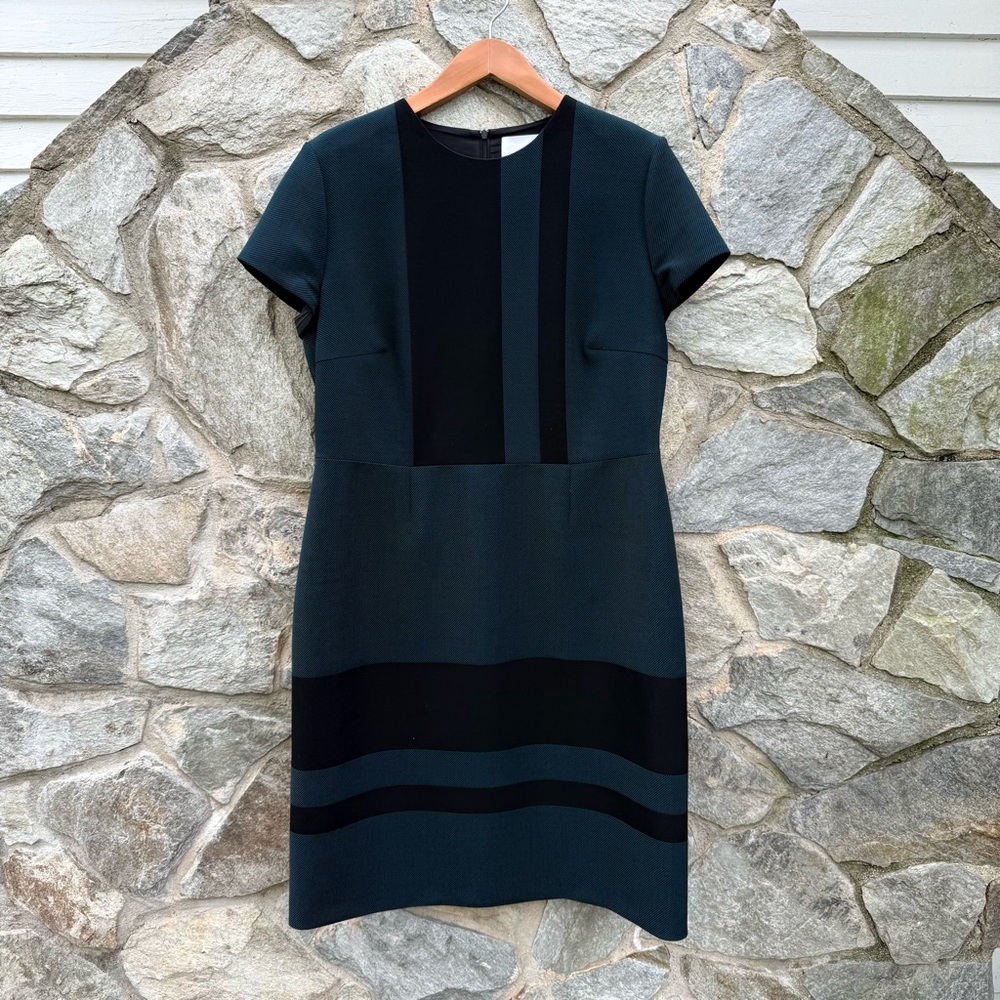 Hugo Boss Dermely Structured Stretch Knit Sheath Office Dress
